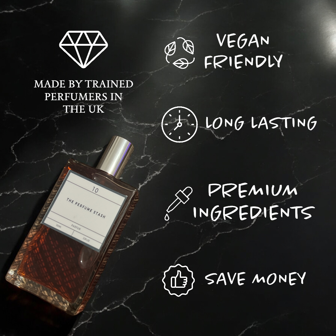 Long-lasting designer-inspired perfume for men and women, available at The Perfume Stash.